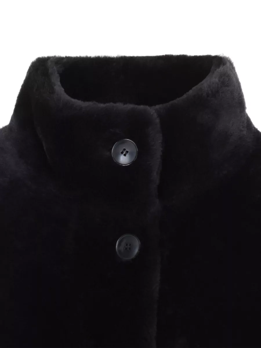 Yves Salomon Shearling Single-Breasted Jacket