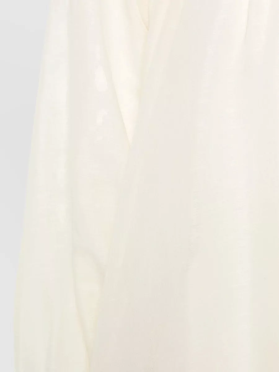 120% Lino V-Neck Long-Sleeve Maxi Dress