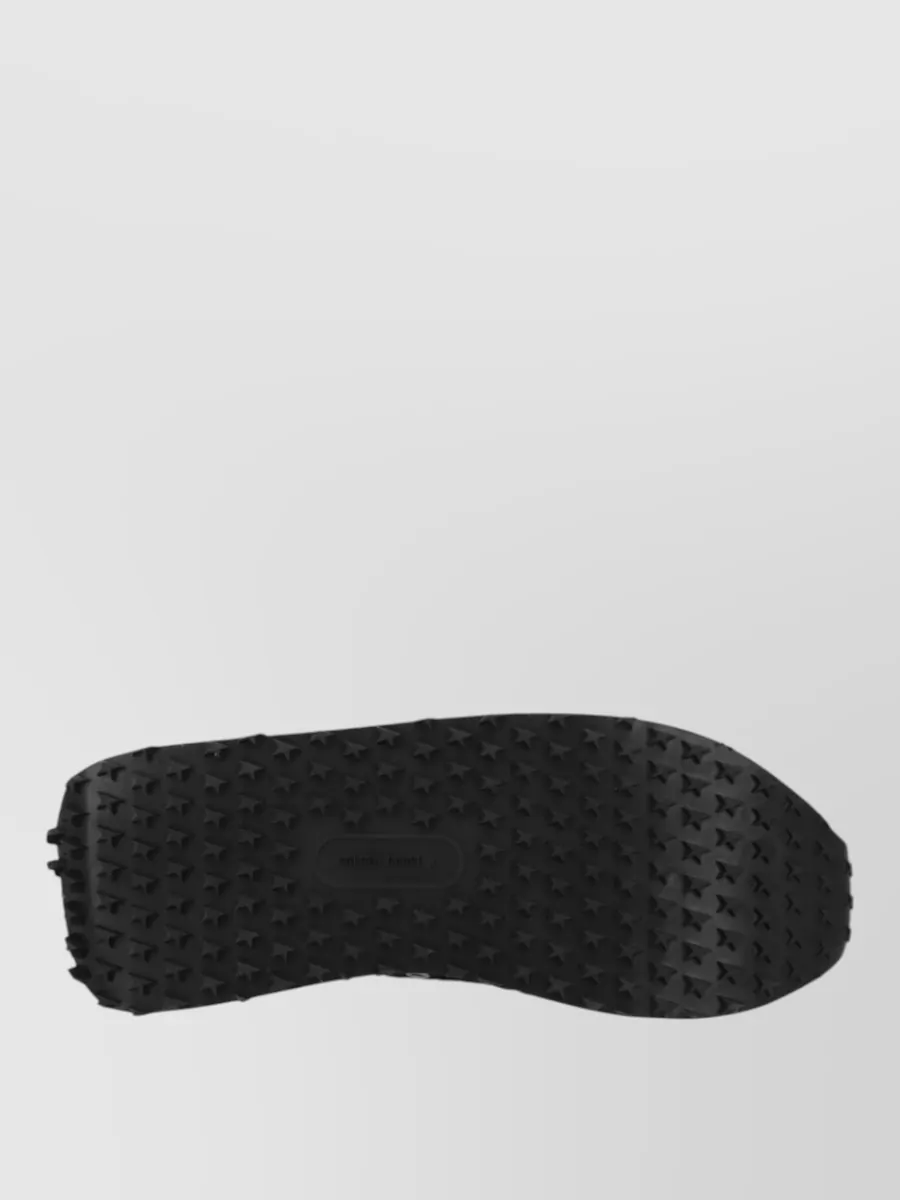 Golden Goose Sneakers Contrast Stitching Rubber Sole Suede