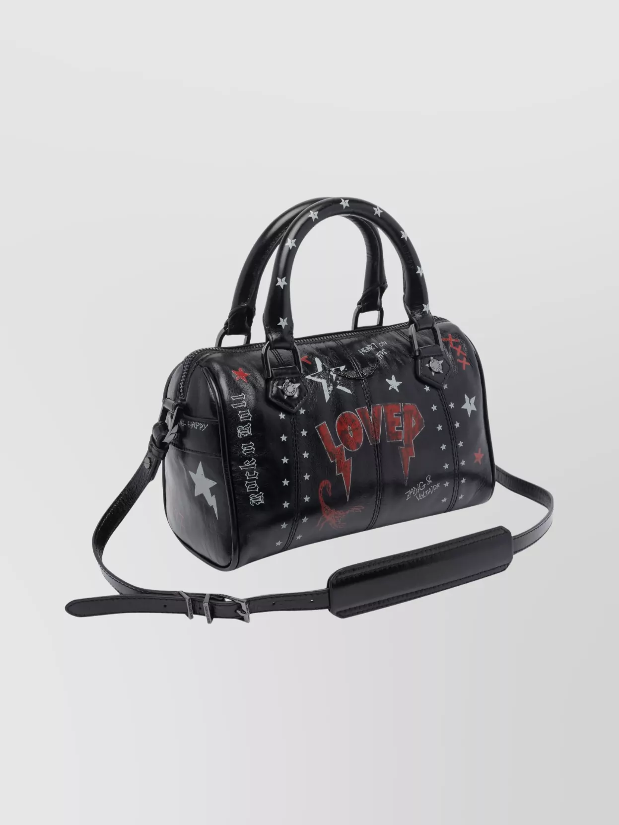 Zadig & Voltaire Graphic Star Print Cross-Body Bag
