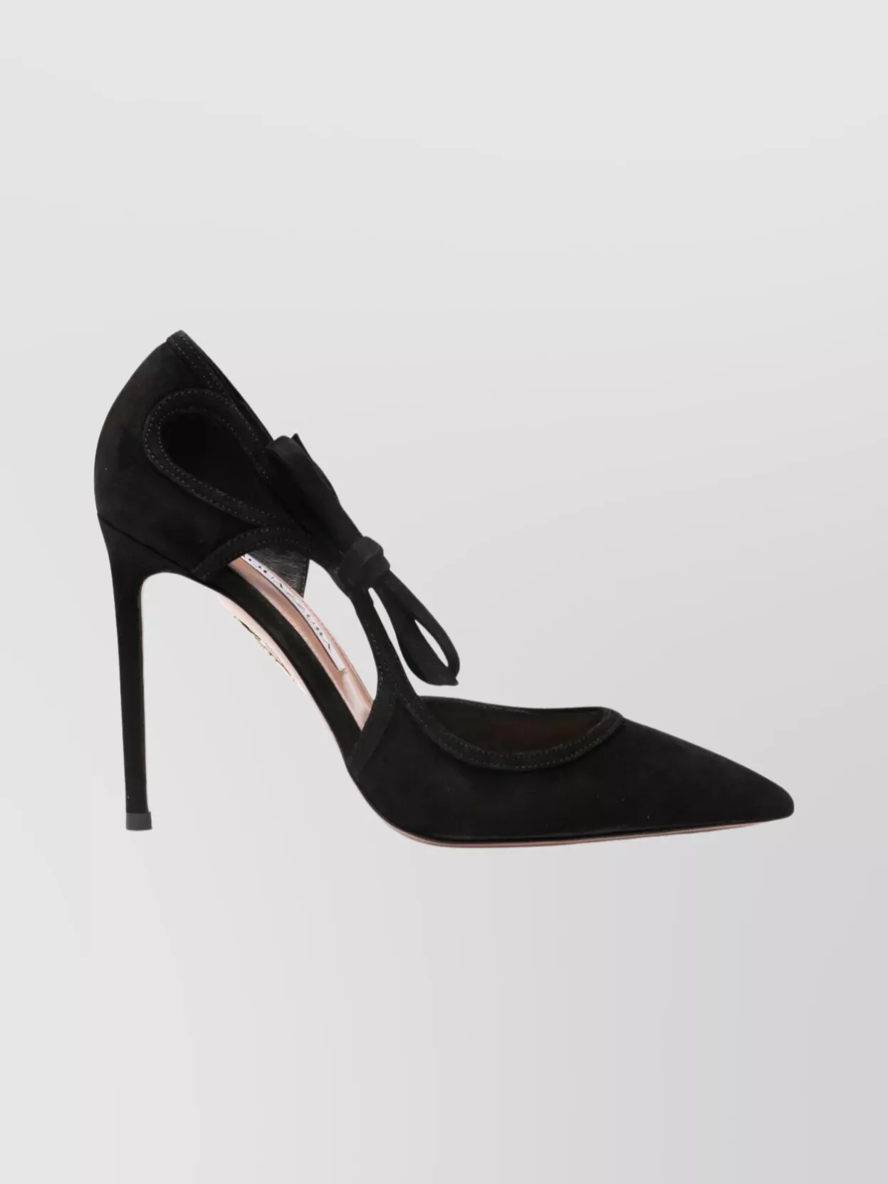 Aquazzura Soave Pump With Bow And Cut-Out Design