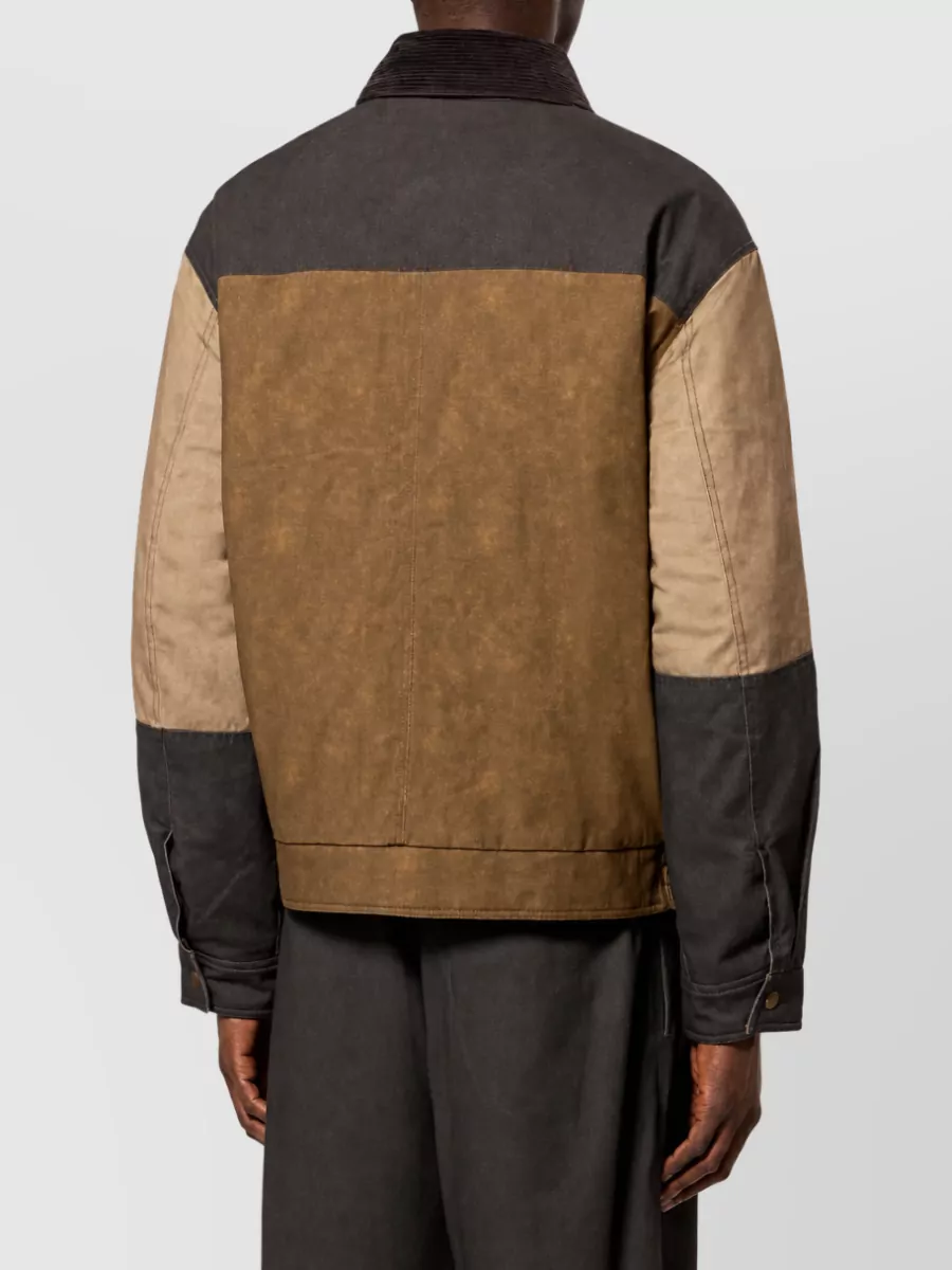 Isabel Marant Cotton Patchwork Single Breasted Coat