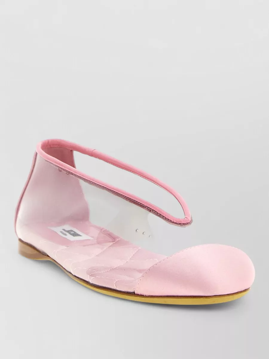 Moschino pvc ballerina flats