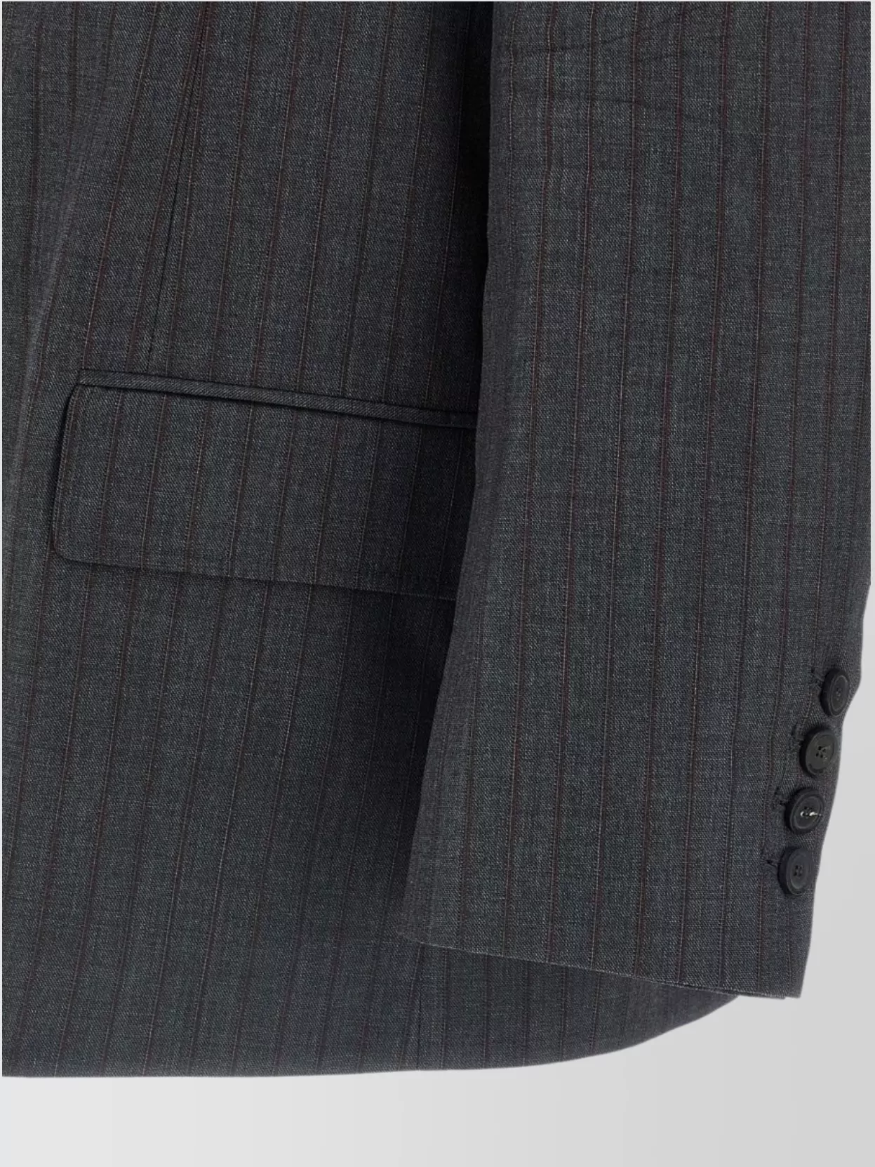 Balenciaga Wool Blazer With Notch Lapel And Pockets