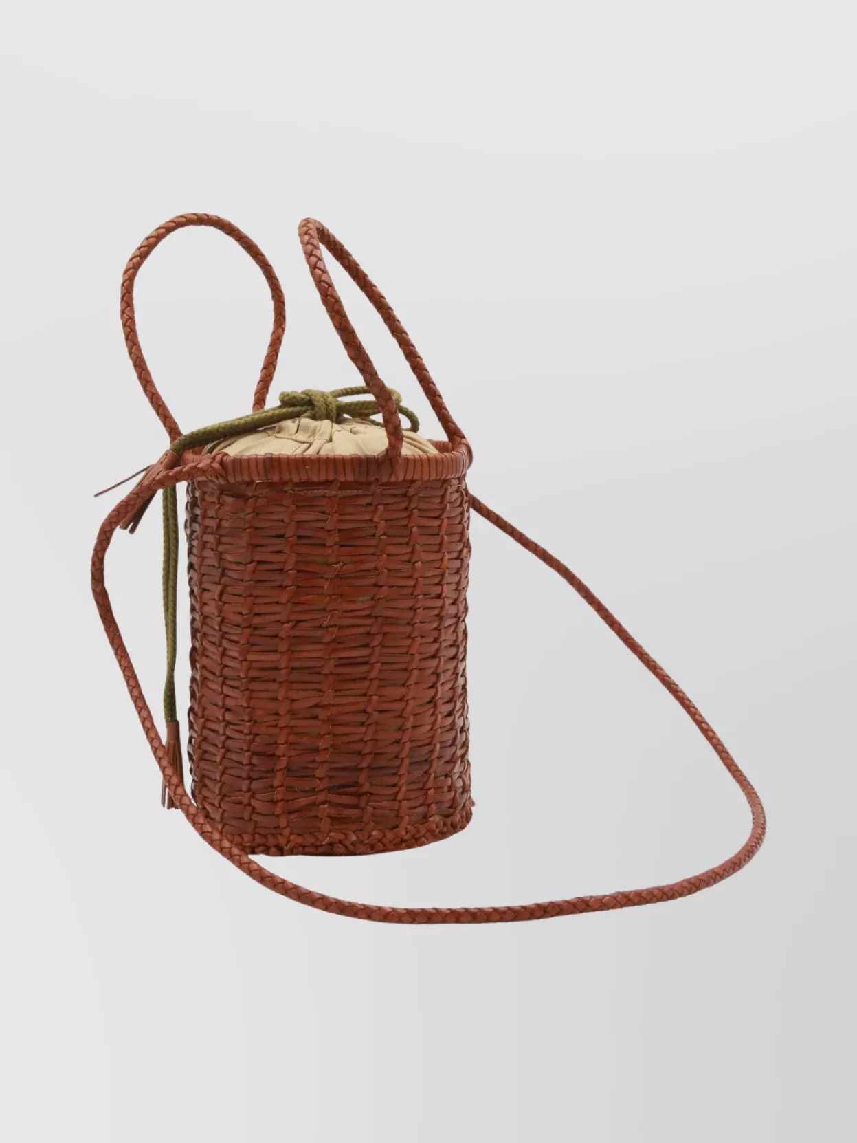 Dragon Diffusion Woven Bucket Bag Crossbody Strap