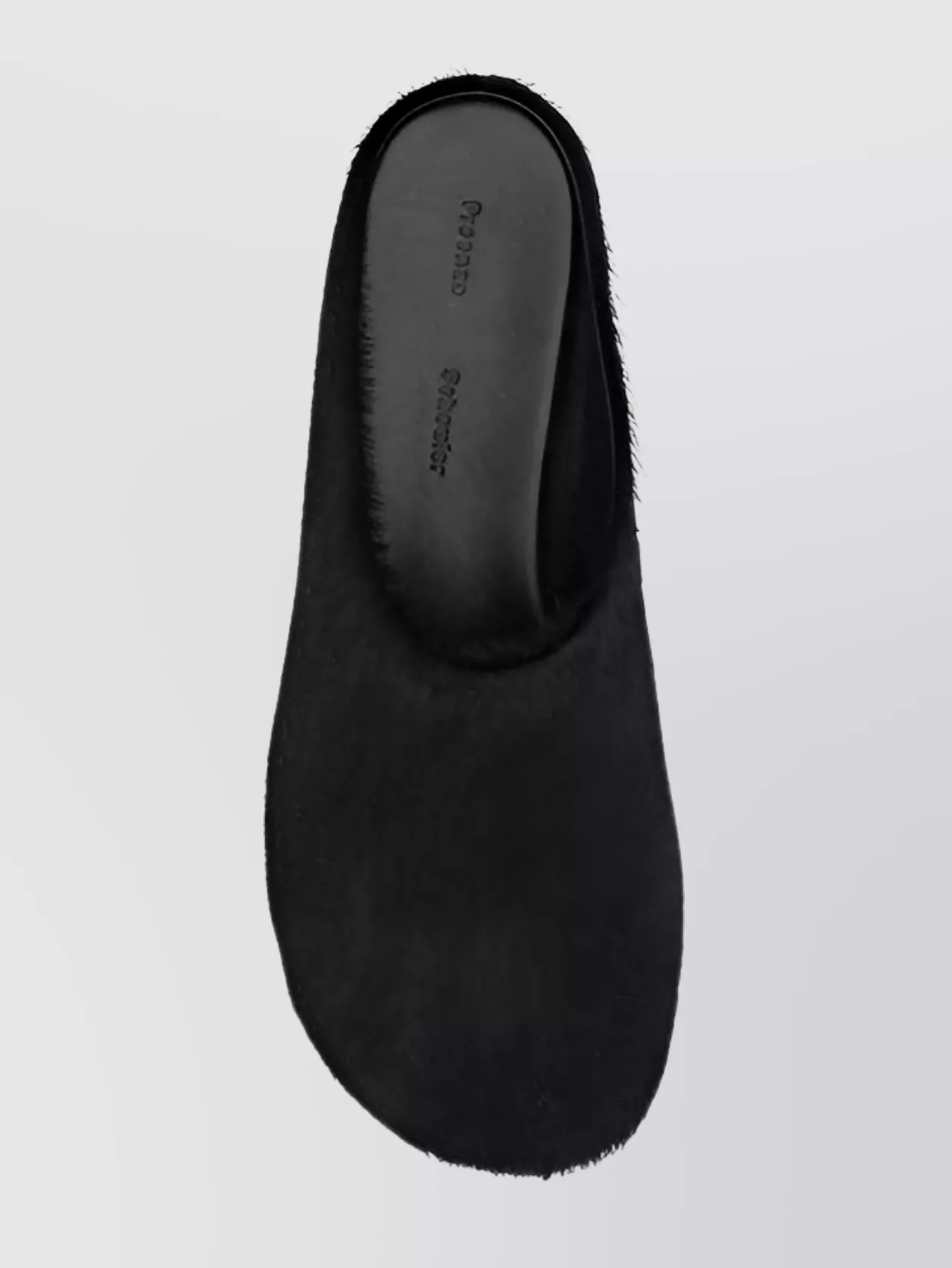 Shop Proenza Schouler Faux Fur Layered Heel Leather Mules