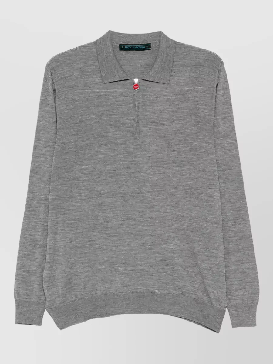 Kiton wool polo shirt