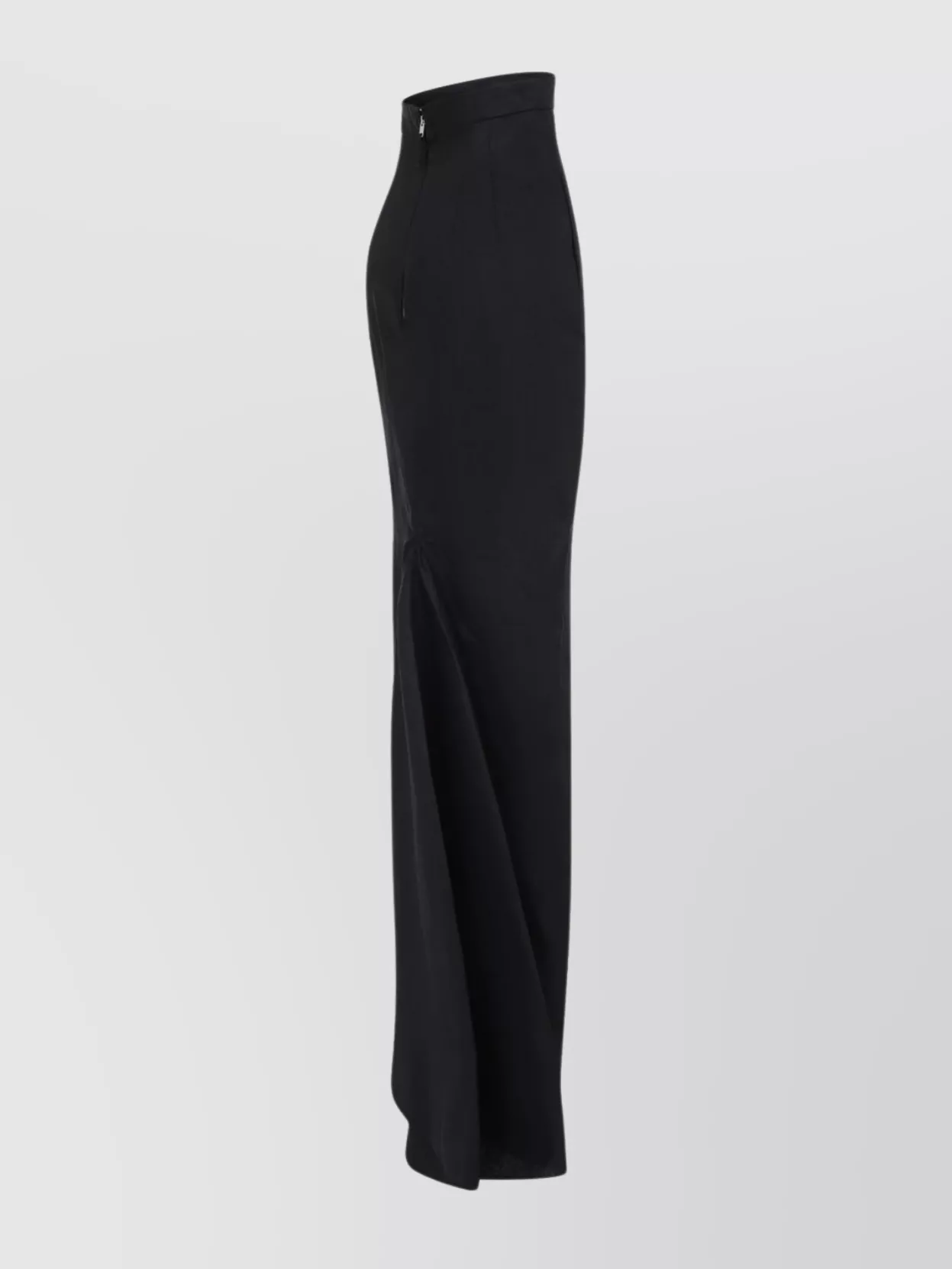 Rick Owens Long Linen Skirt High Waist