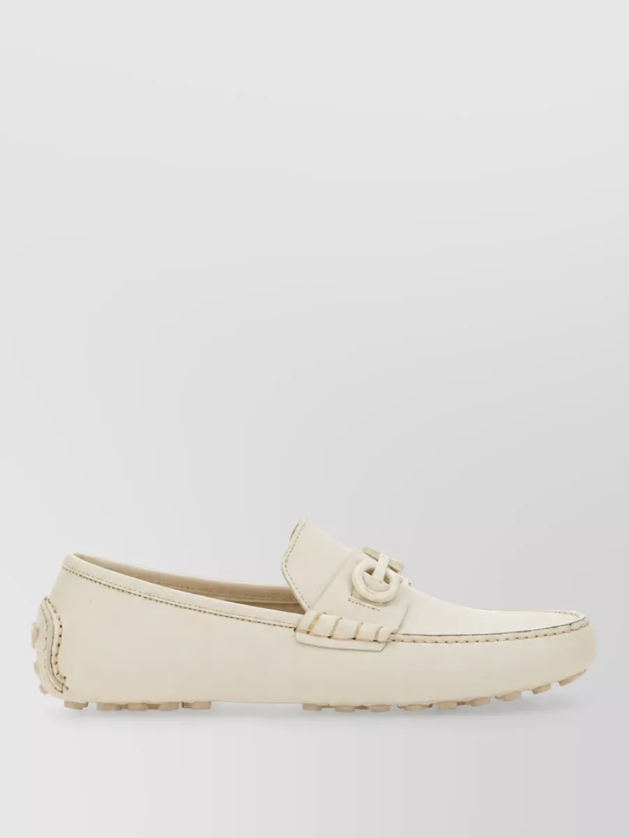 Ferragamo Leather Moccasins