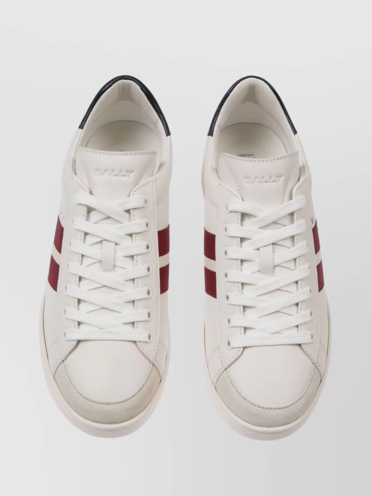 Bally Low Top Sneakers With Striped Side Panel