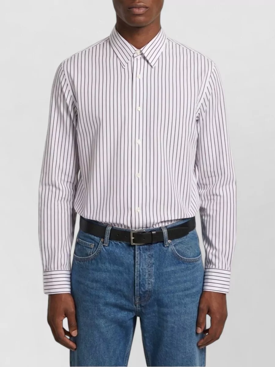 Saint Laurent striped cotton shirt
