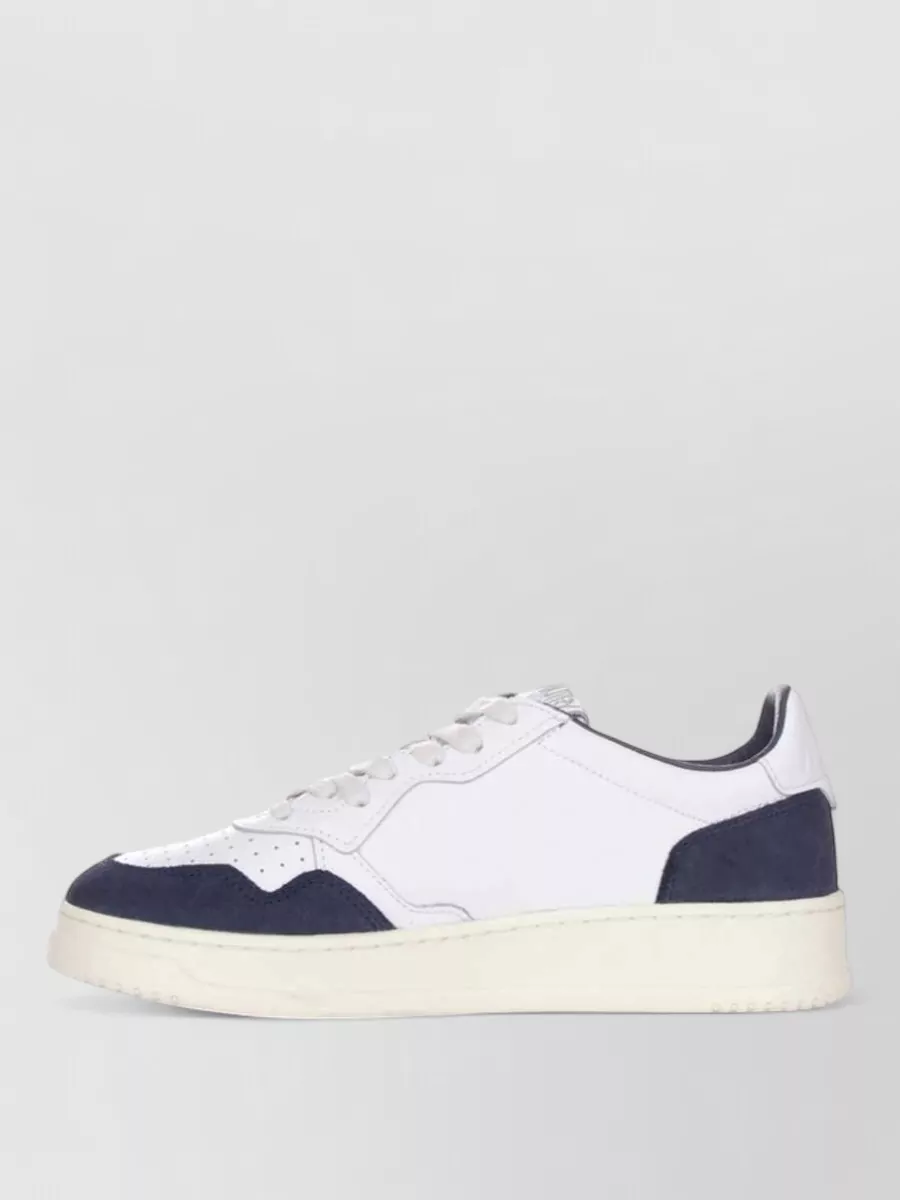 Autry Leather Suede Low-Top Sneakers