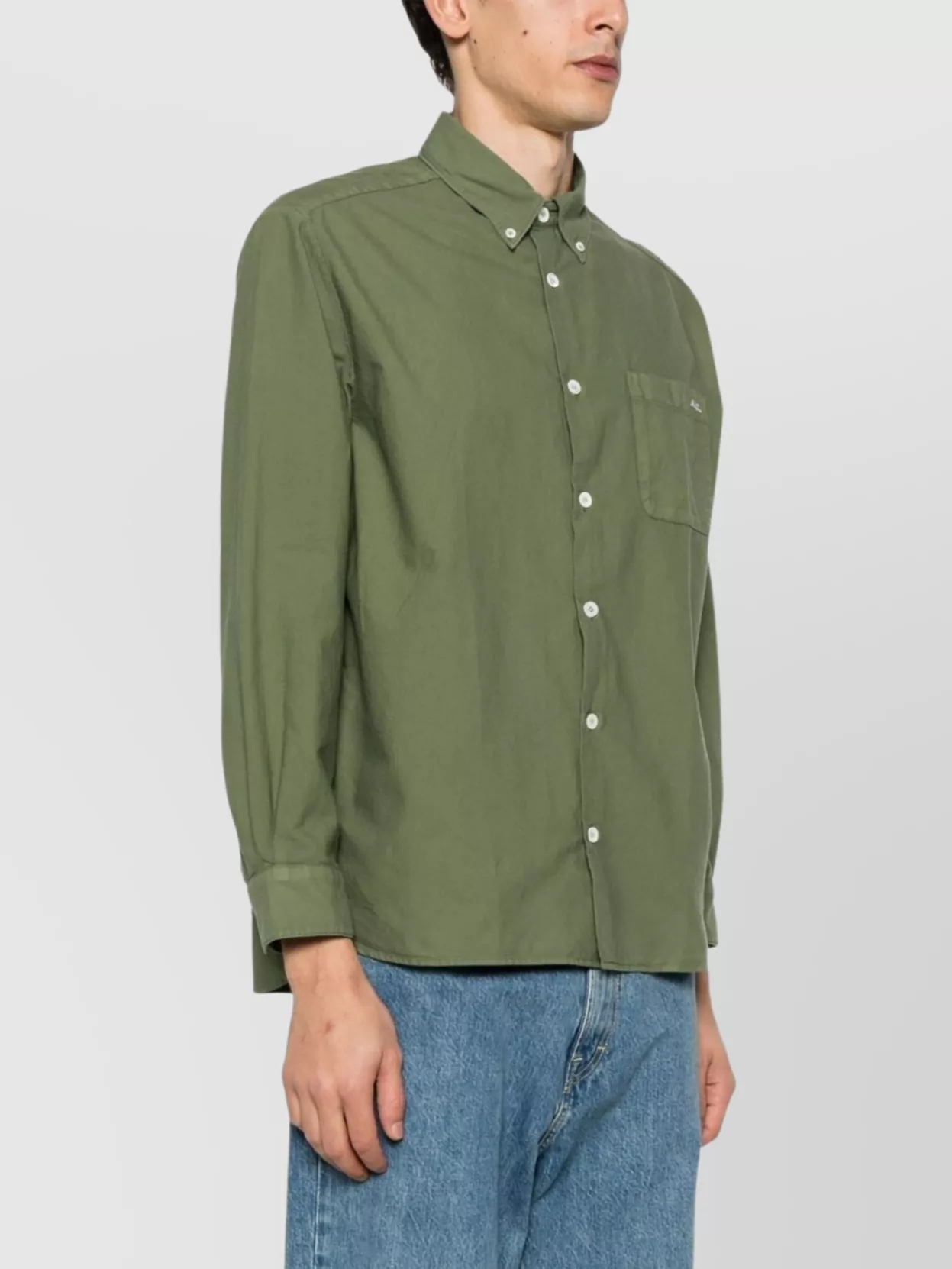 A.p.c. Mateo Cotton Shirt Button-Down Collar