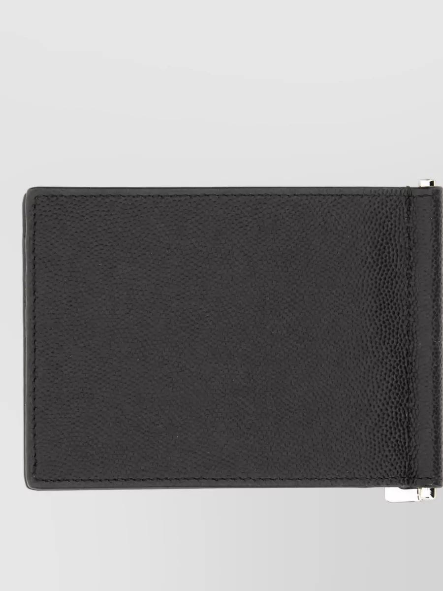 Saint Laurent Money Clip Card Holder Compact Design