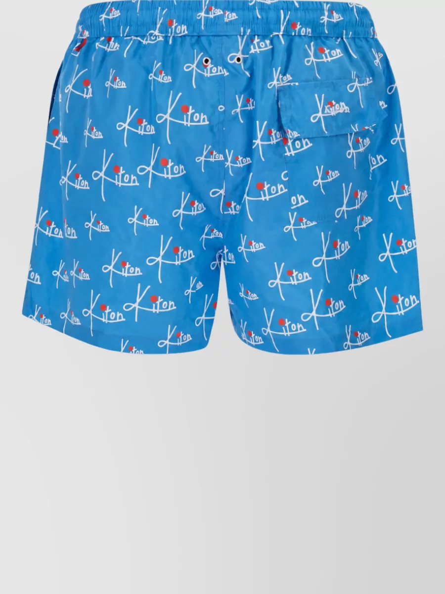 Kiton patterned swim shorts