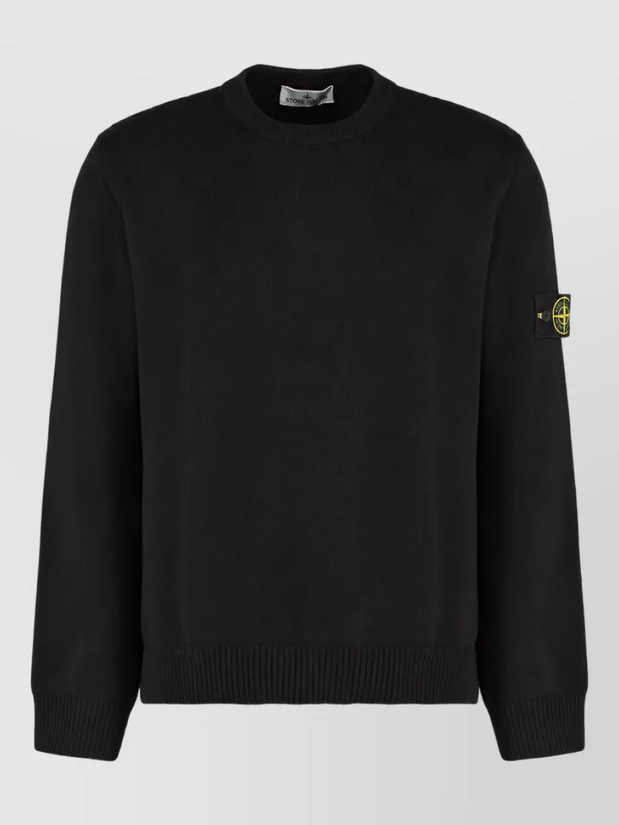 Stone Island cotton crew neck sweater