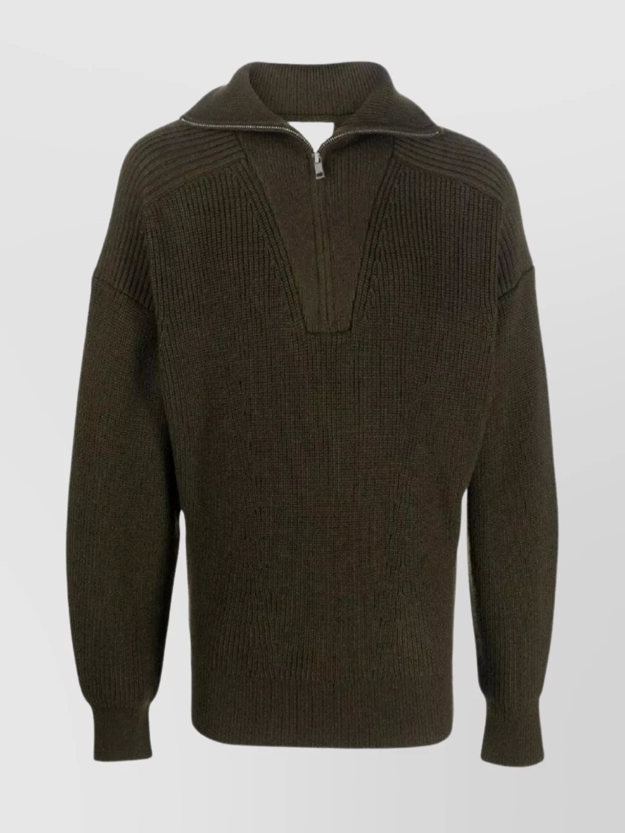 Isabel Marant Cozy Turtleneck Sweater Drop Shoulders In Brown