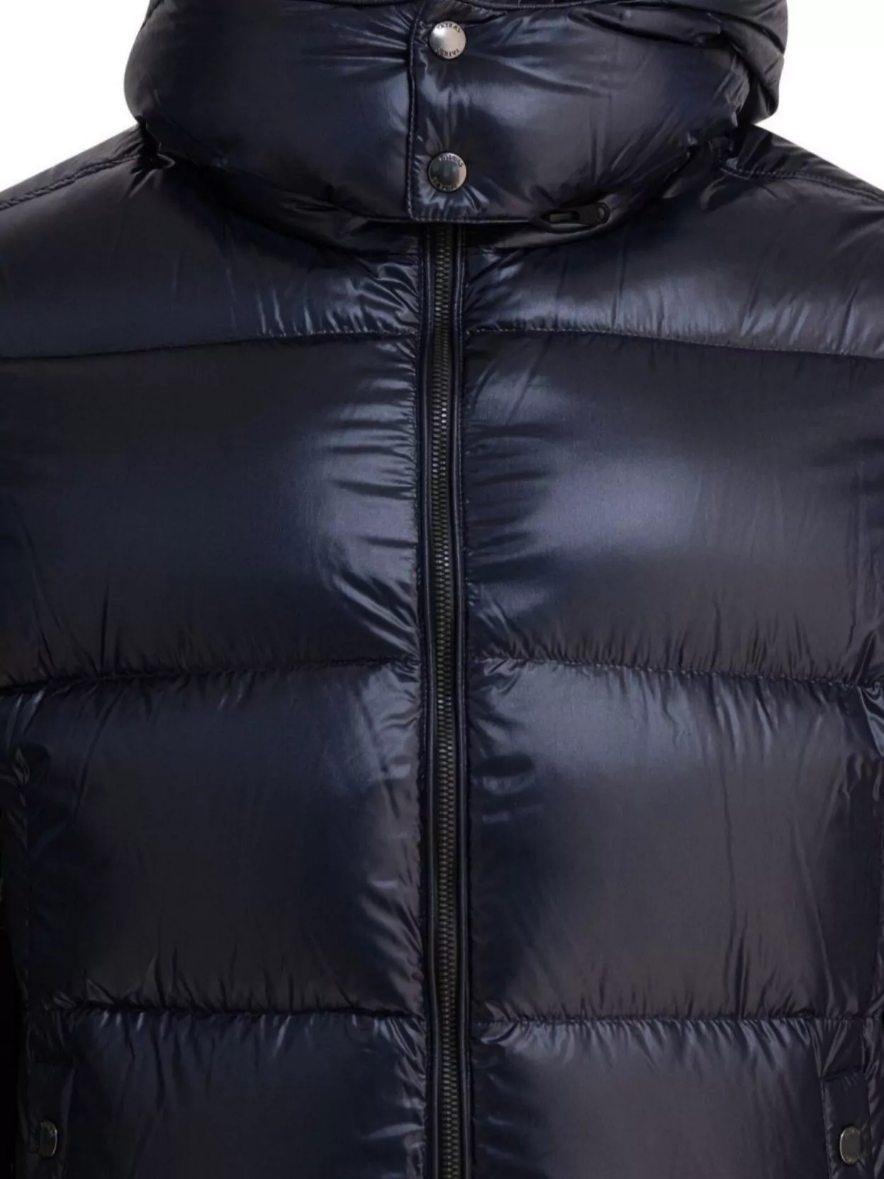 Tatras Quilted Hooded Jacket With Side And Arm Pockets In Blue