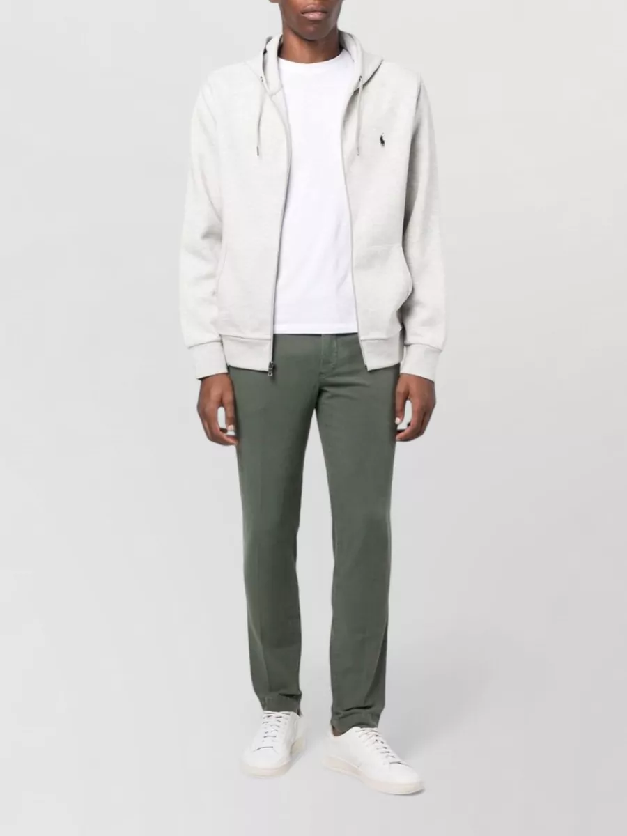 Ralph Lauren Cotton Hooded Zip Sweatshirt