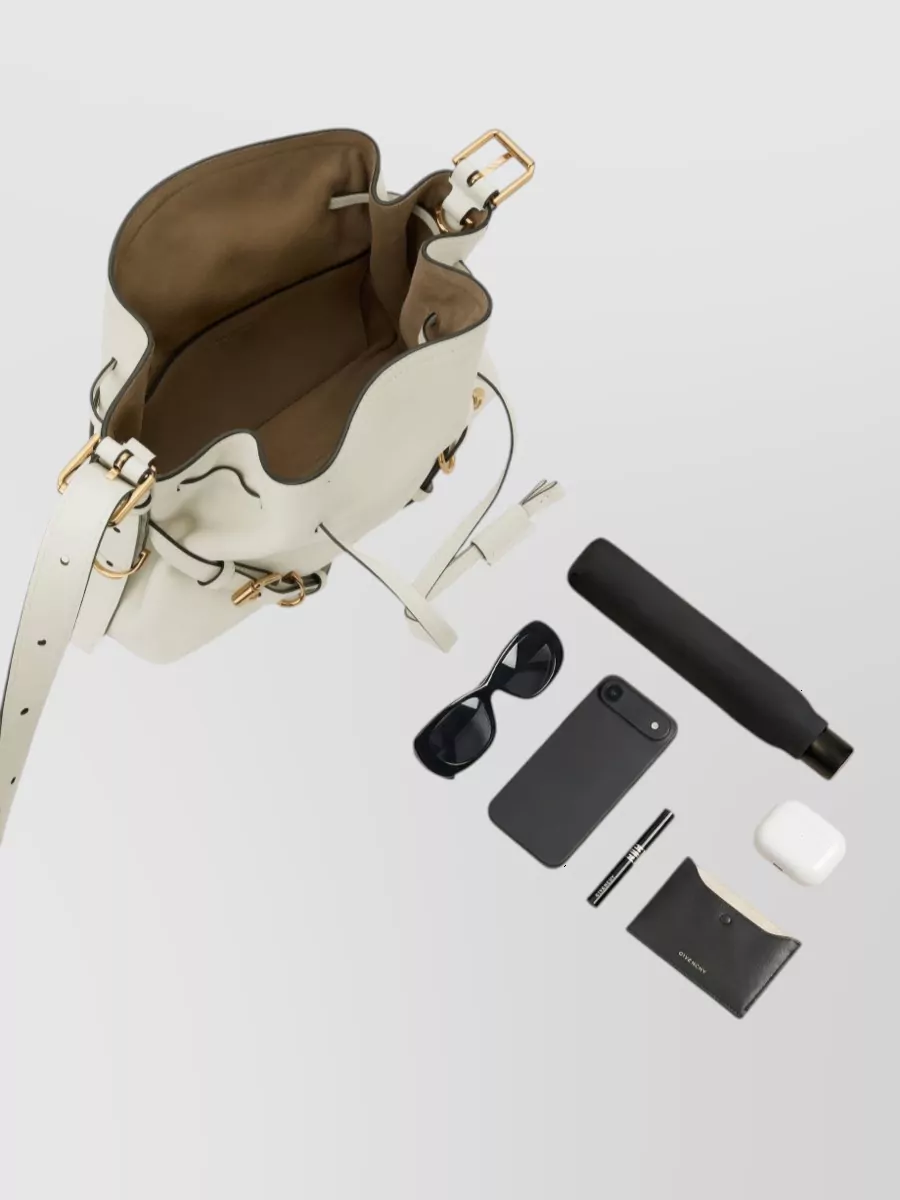 Givenchy Voyou Small Leather Bucket Bag