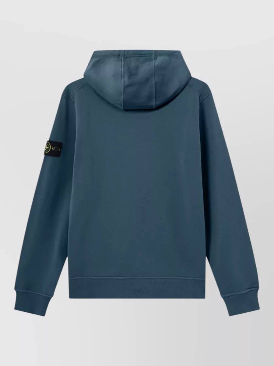 Stone Island Cotton Ribbed-Cuff Sweatshirt