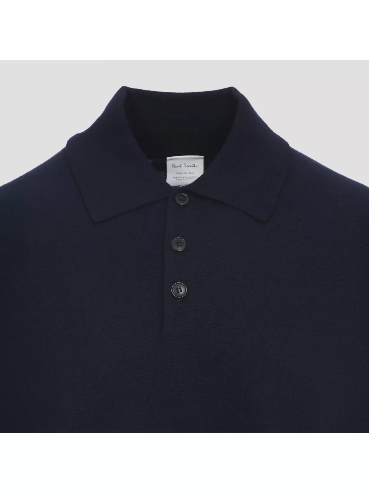 Paul Smith Long Sleeve Cashmere Polo Sweater