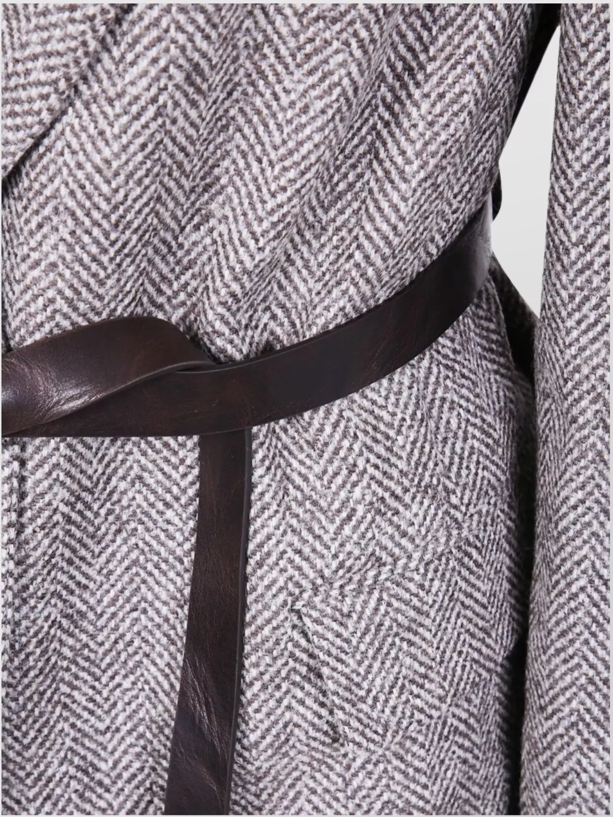 Brunello Cucinelli Waist Belted Single Breasted Jacket