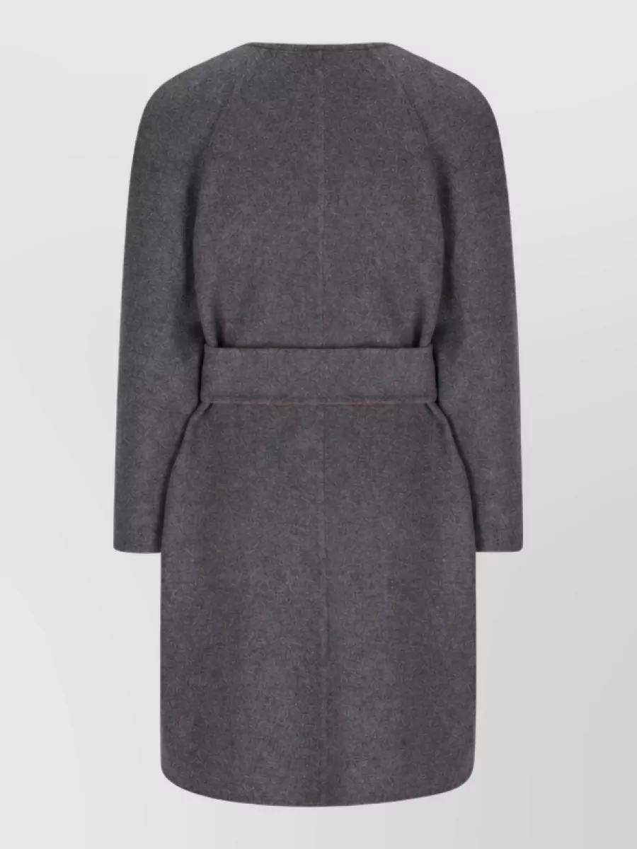 Valentino Garavani Wool Cashmere Belted Coat