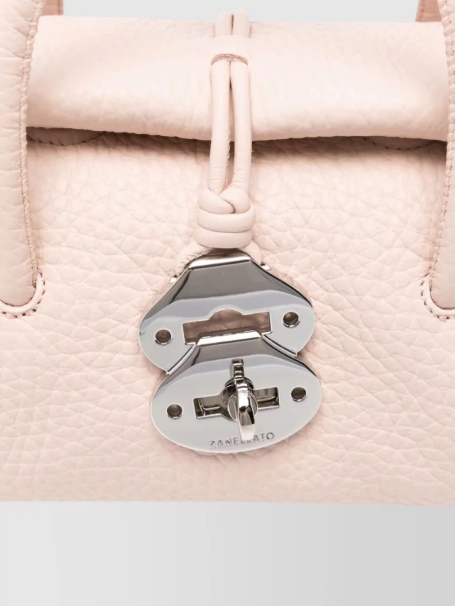 Zanellato Studded Leather Shoulder Bag