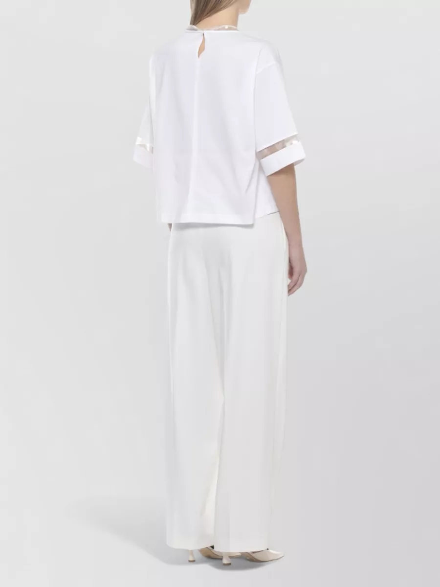 Fabiana Filippi Cotton Short-Sleeve T-Shirt