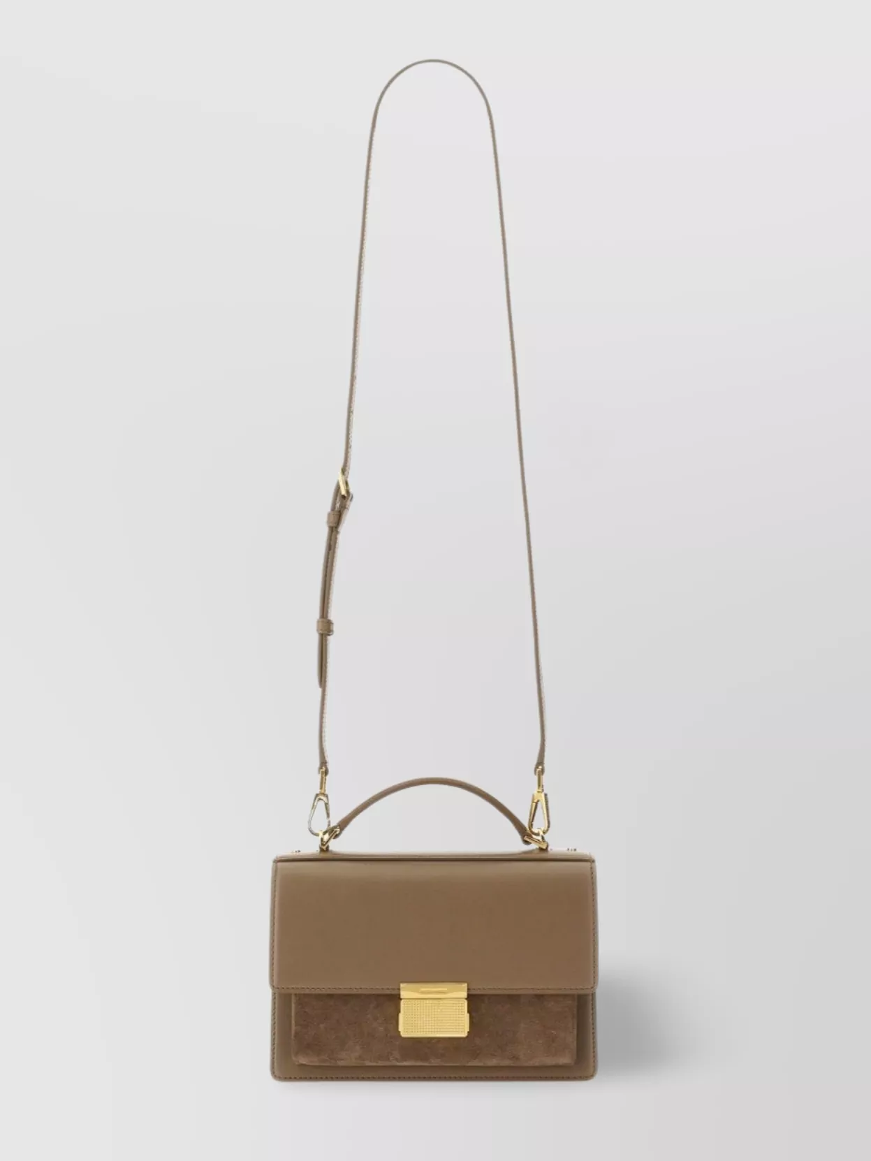 Golden Goose Suede Top Handle Cross-Body Bag