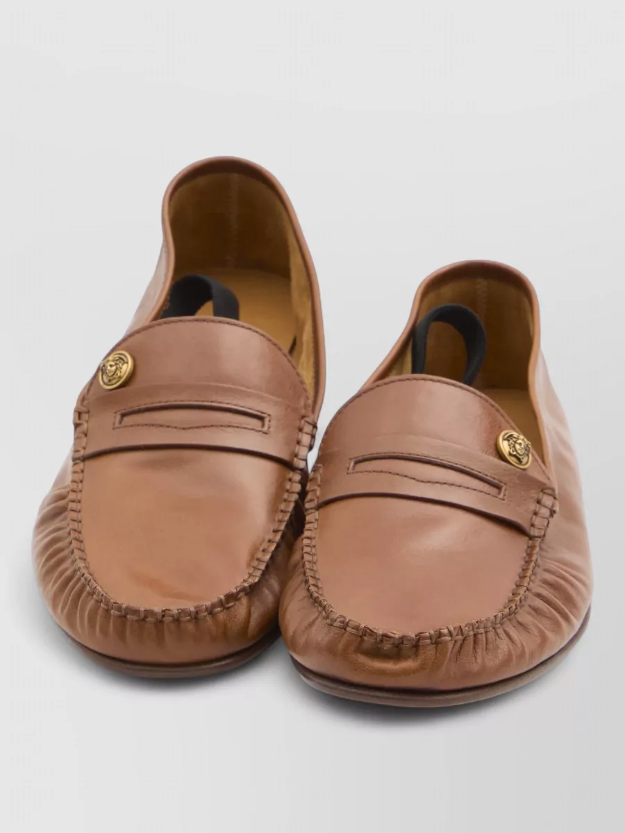 Versace leather loafers