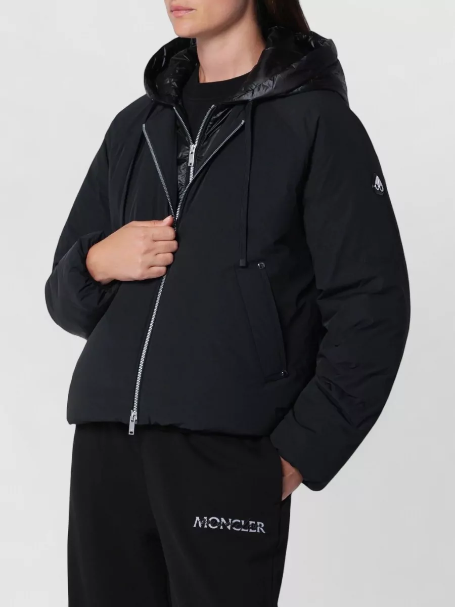 Moose Knuckles Puffer Jacket In Black