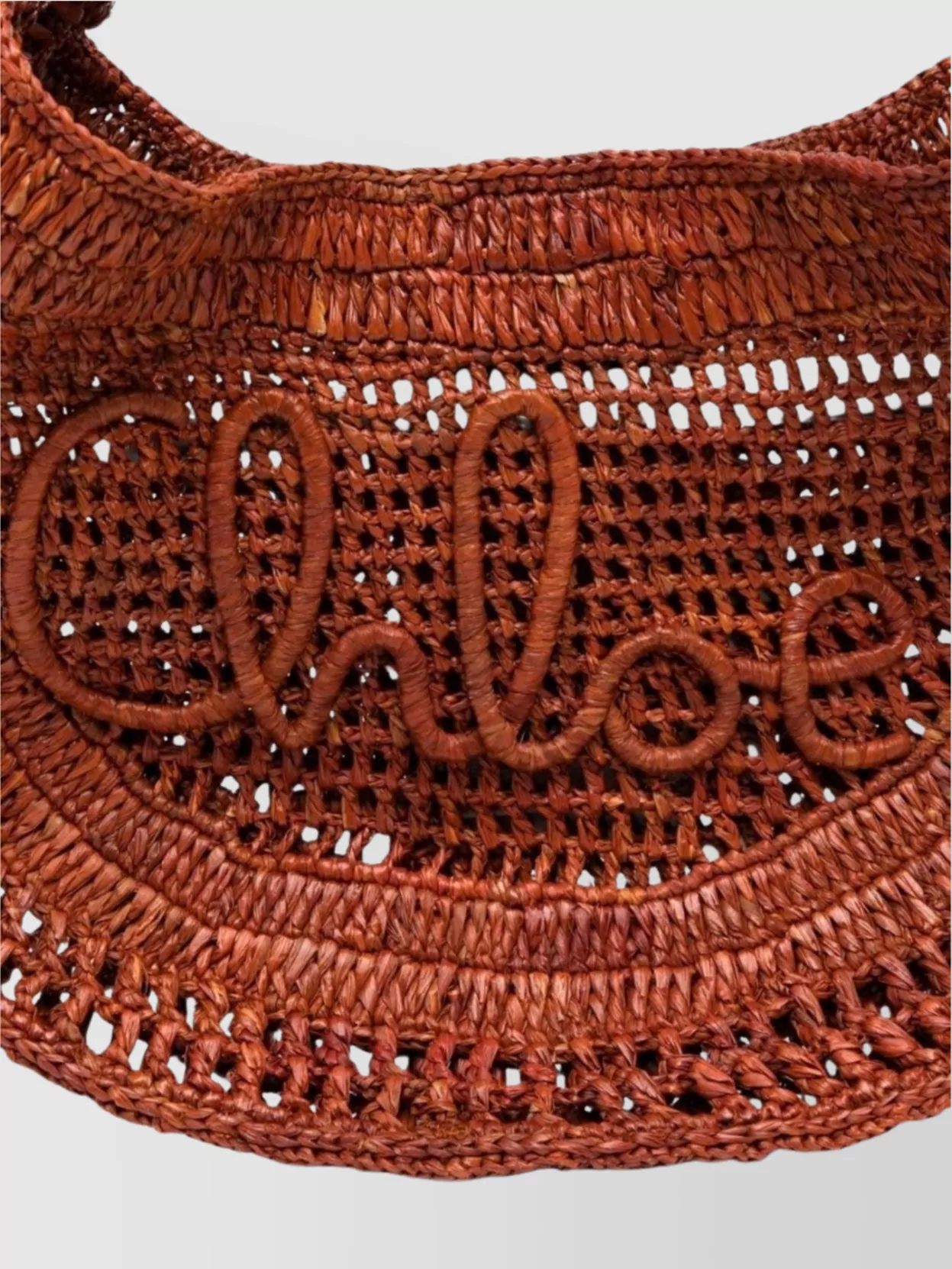 Chloé Round Top Handle Woven Mini Bag