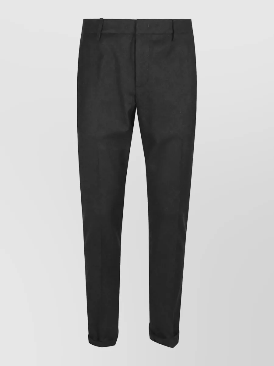 Dondup stretch flannel low-rise slim chino trousers