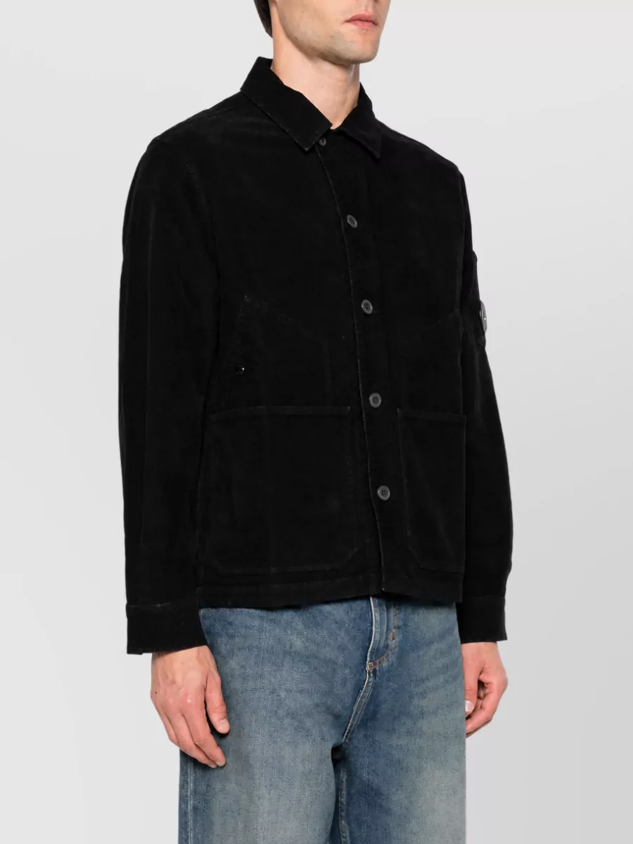 C.p. Company Corduroy Single-Breasted Coat