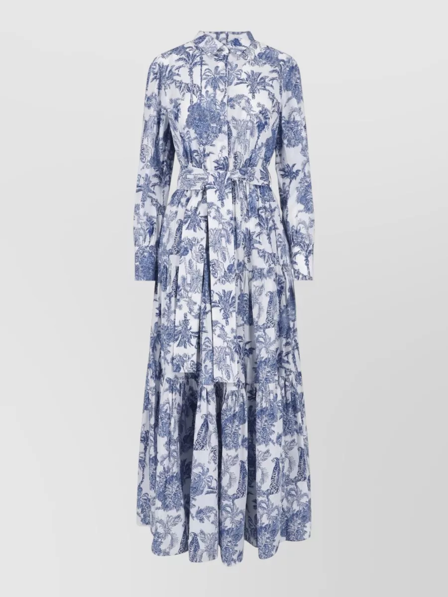 Mc2 Saint Barth cotton knee-length midi dress