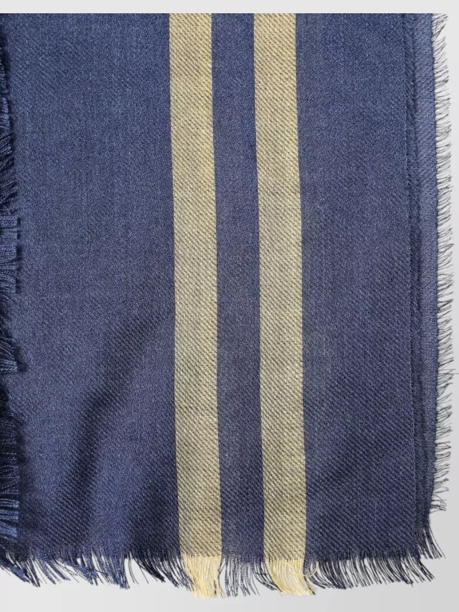 Dolce&Gabbana Cashmere Silk Fringed Scarf