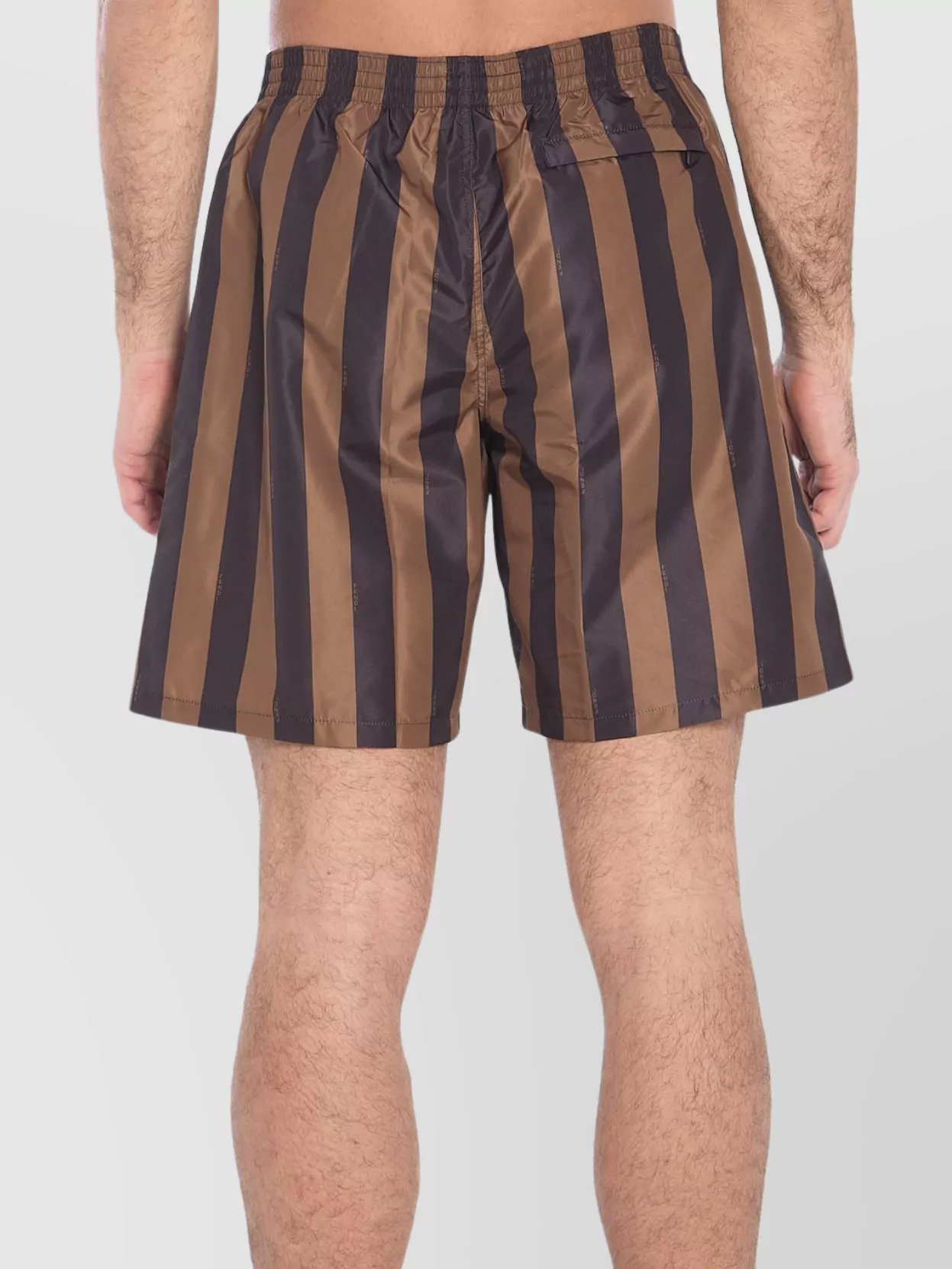 Fendi Swim Shorts Striped Back Pocket
