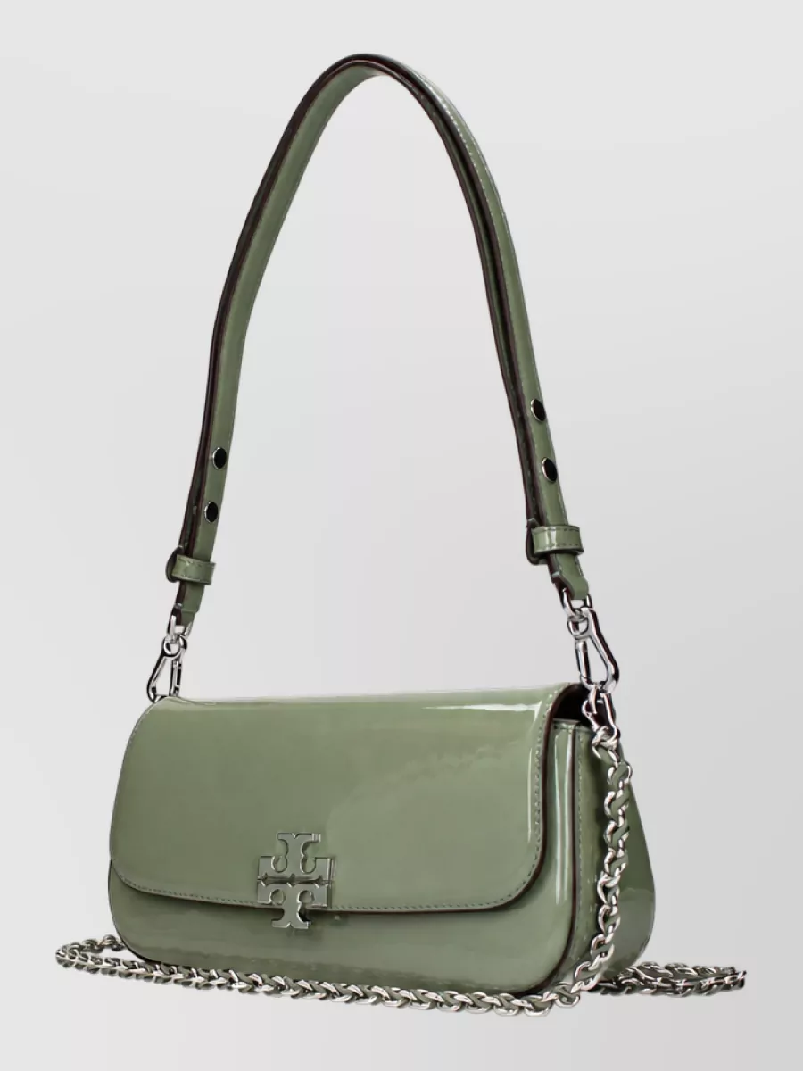 Tory Burch Britten Patent Leather Clutch Bag