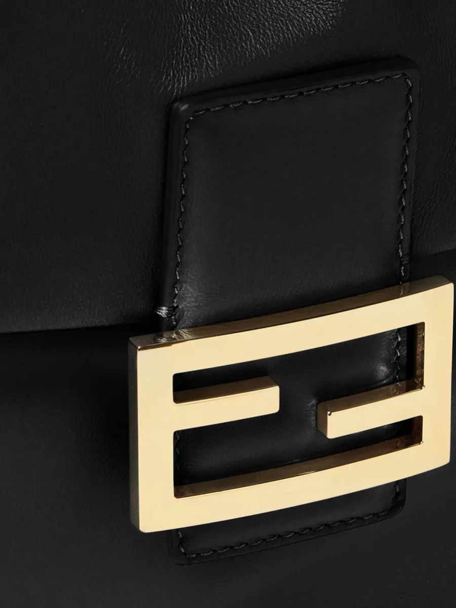 Fendi Ff Backpack Leather Clasp Detail