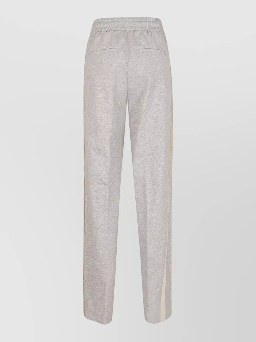 Peserico Melange Straight-Leg Track Pants