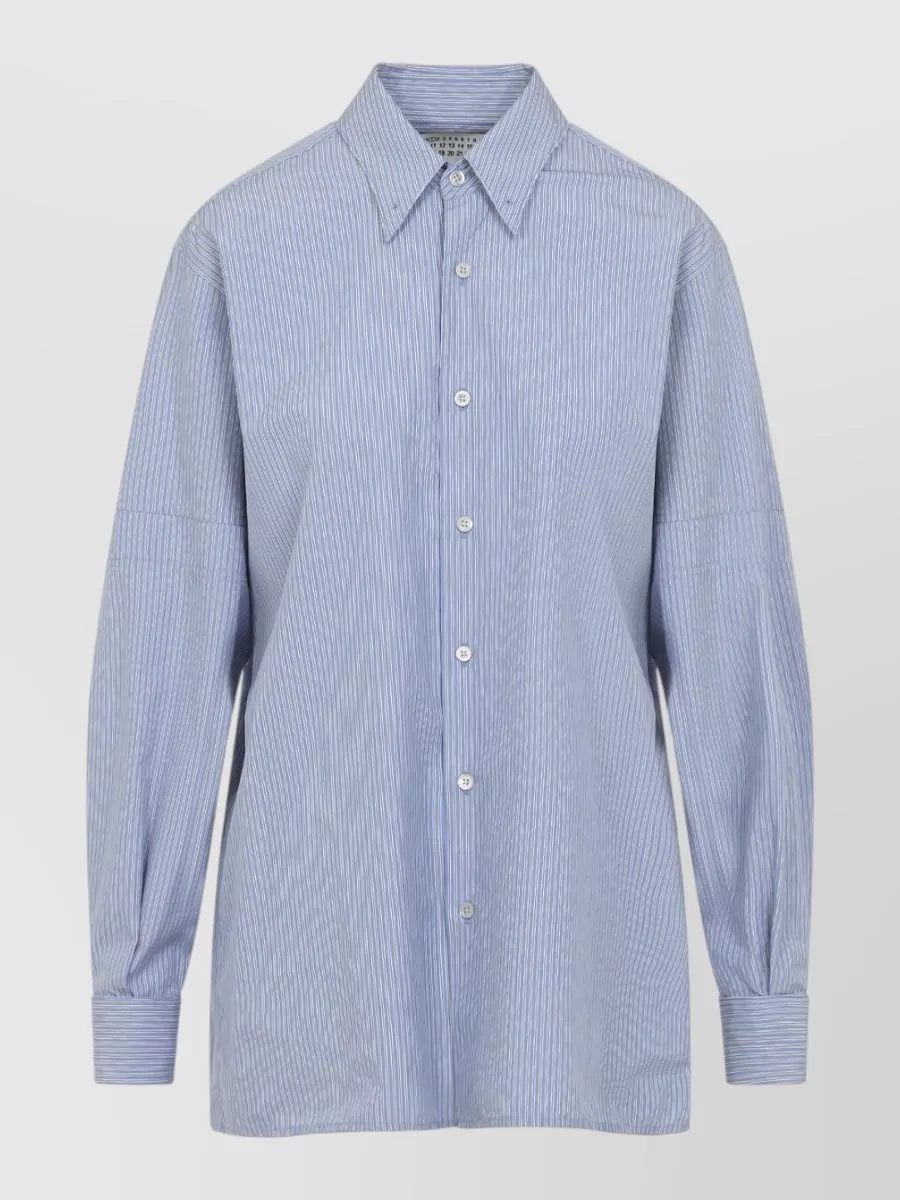 Maison Margiela Long Sleeve Striped Shirt Button Front