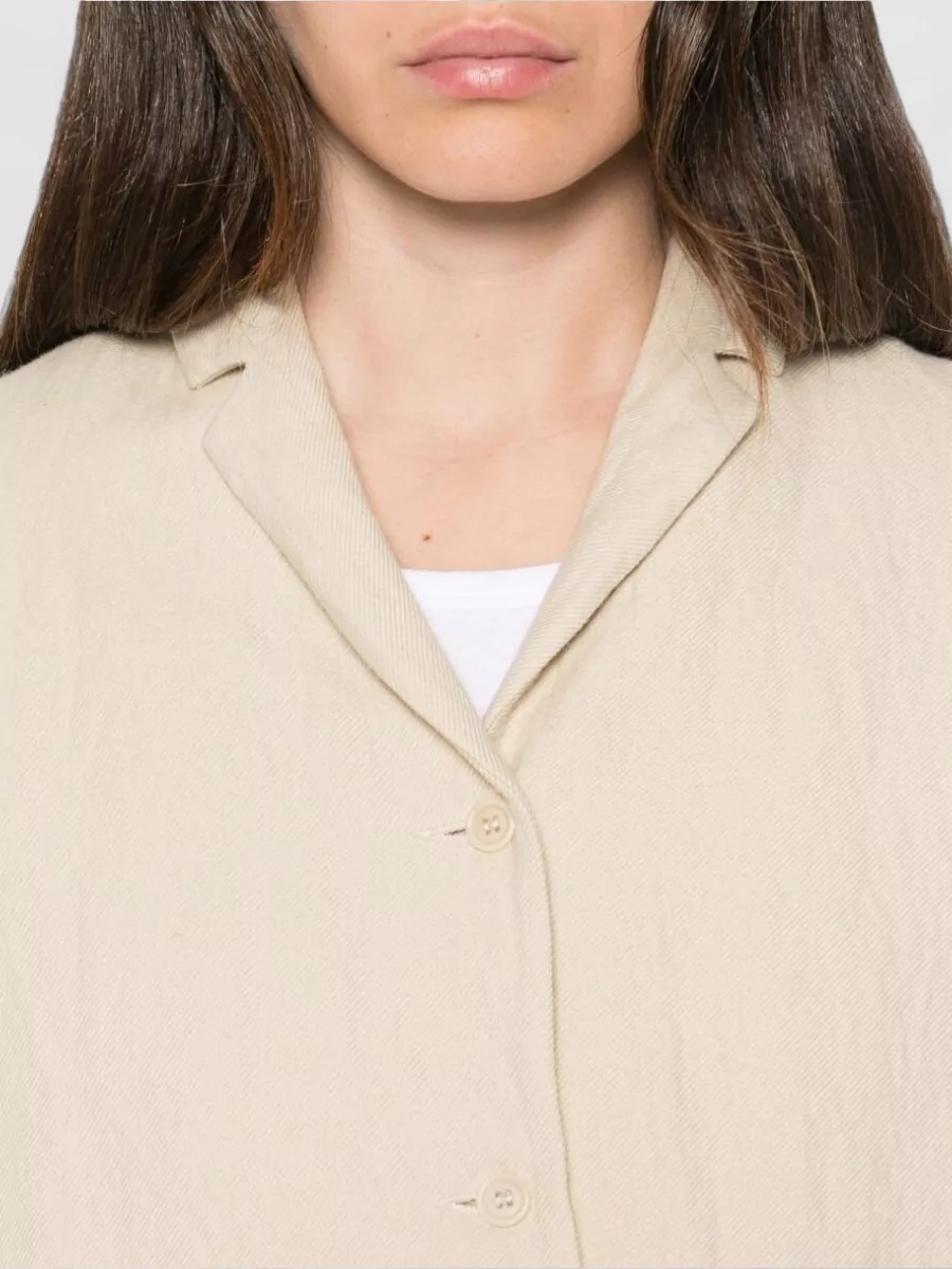 Apuntob Twill Single-Breasted Jacket