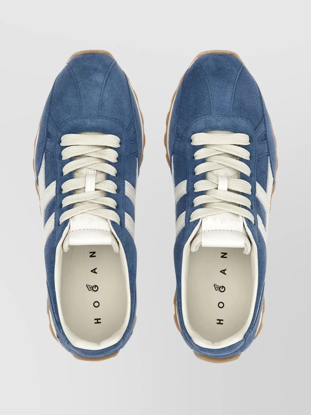 Hogan Sneakers With Contrast Stripes And Rubber Sole