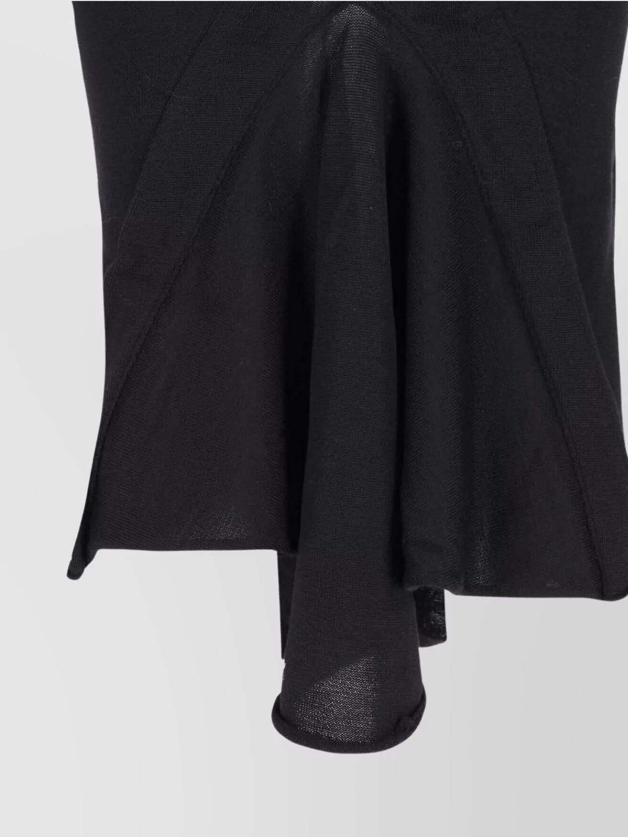 Rick Owens High-Waisted Flared Hem Skirt