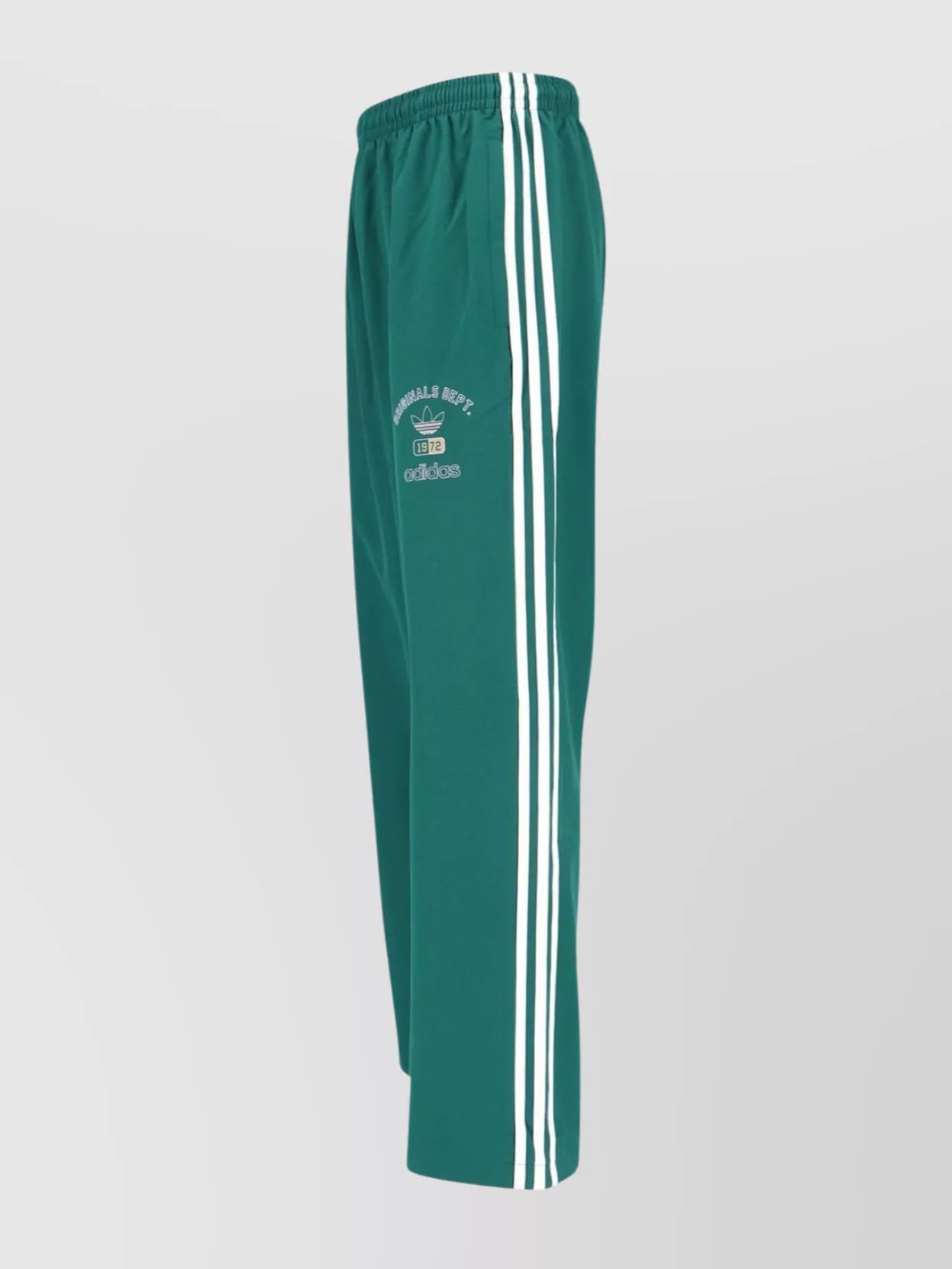 Adidas Straight Trousers With Elastic Waistband And Side Stripes