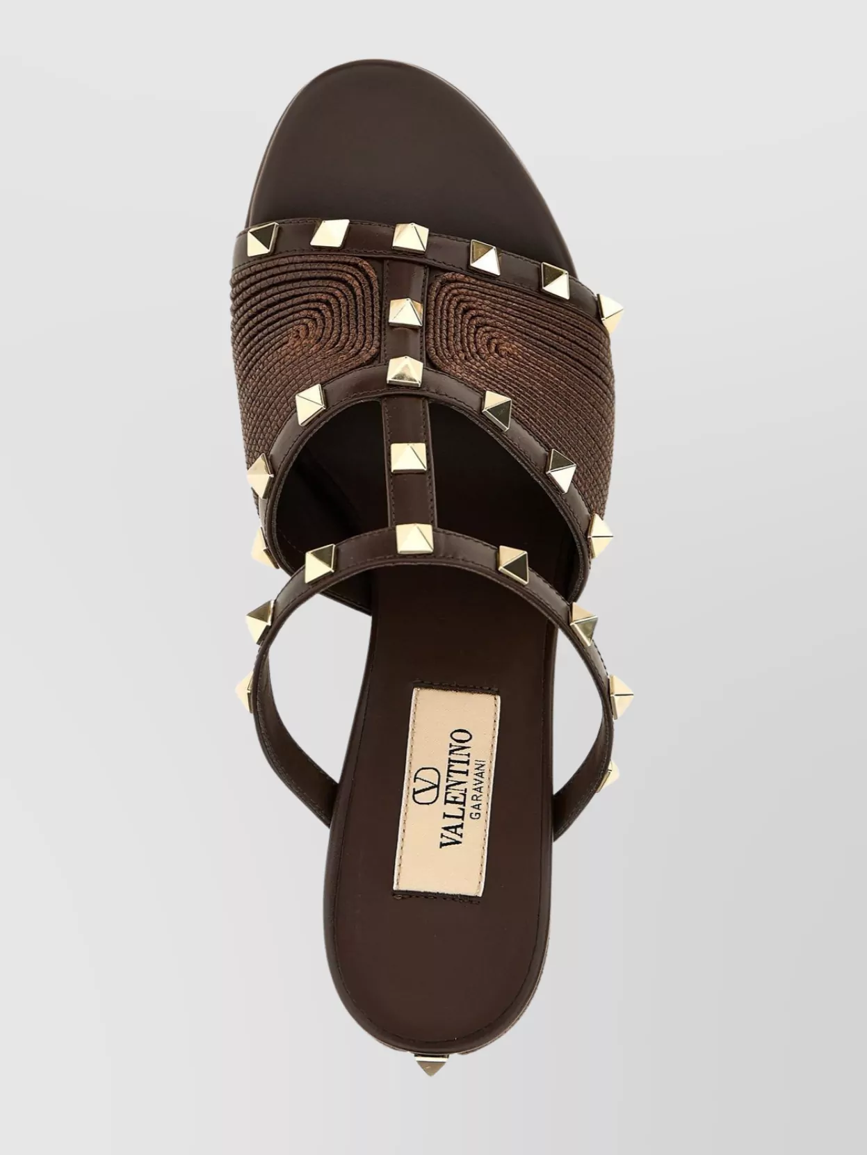 Valentino Garavani Rockstud block heel sandals with studded