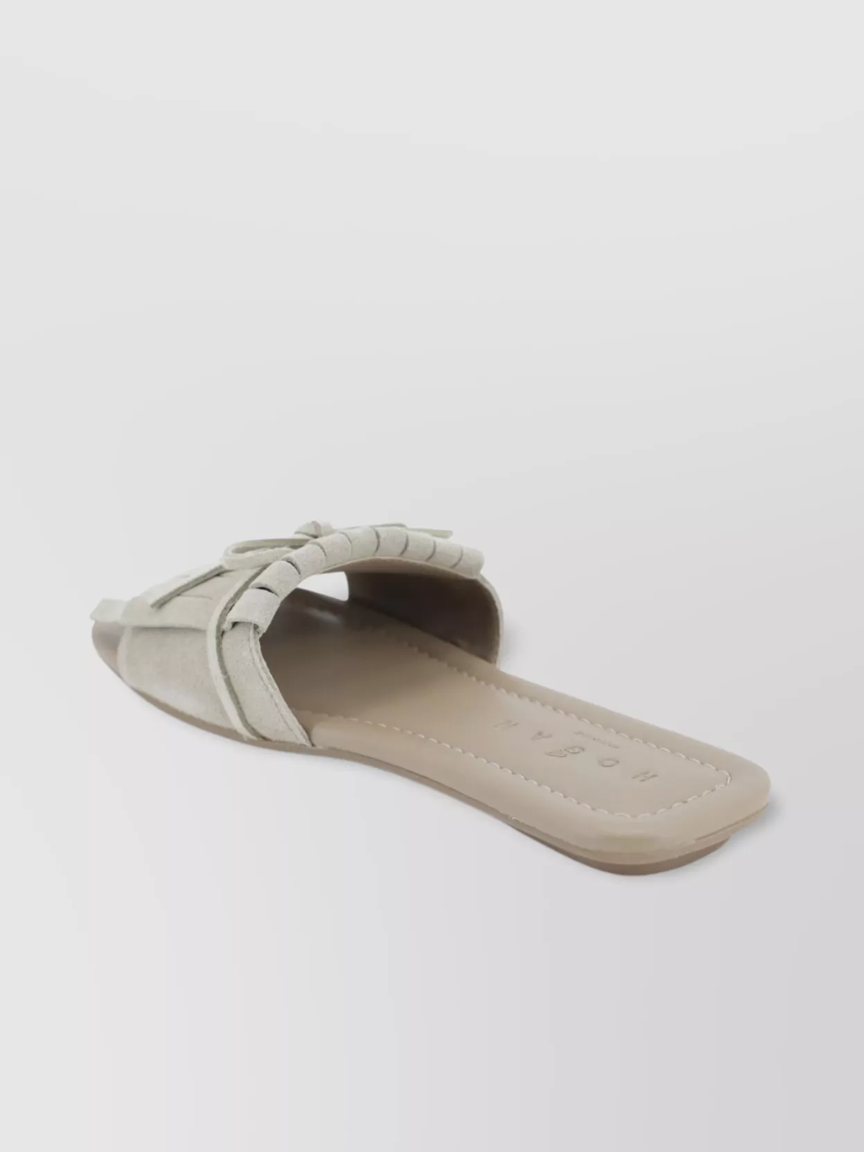 Hogan Lace Sandals With Bow And Fringe