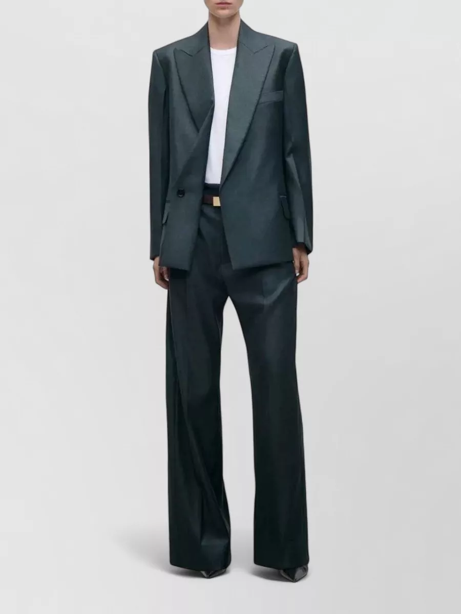 Victoria Beckham Wool Single-Breasted Blazer